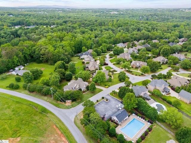 1 Riverstone Way, Greer, SC 29651 - aerial view of residential area with a forest
