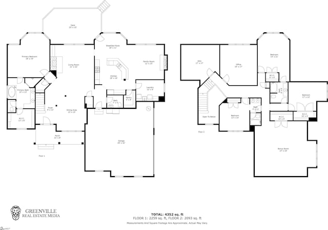 1 Riverstone Way, Greer, SC 29651 - home floor plan