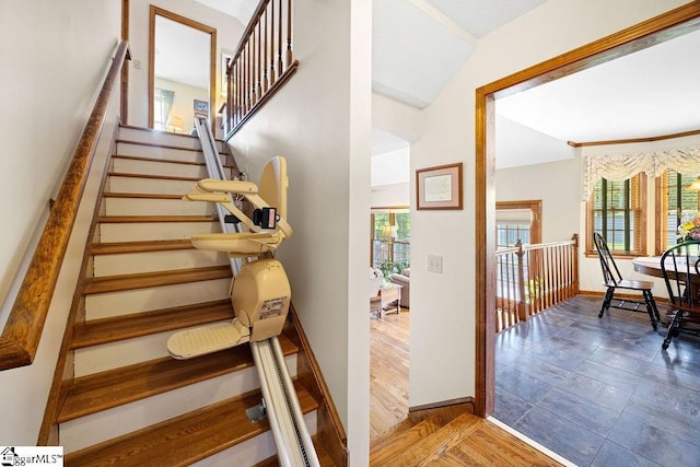 3 Staten Ln, Taylors, SC 29687 - stairway featuring baseboards