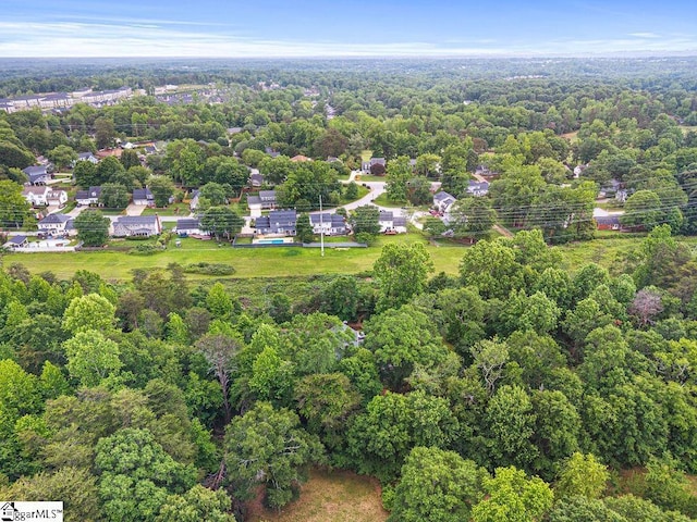 3 Staten Ln, Taylors, SC 29687 - aerial view of a heavily wooded area