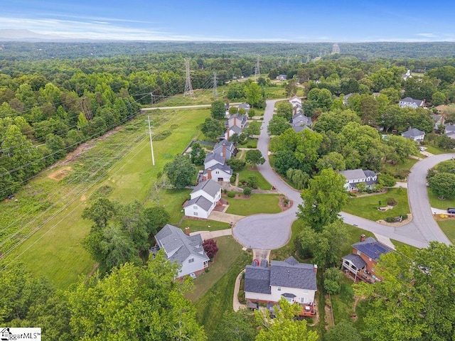 3 Staten Ln, Taylors, SC 29687 - aerial perspective of suburban area with a forest