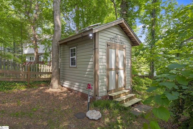 411 Wild Horse Creek Dr, Simpsonville, SC 29680 - view of shed with entry steps