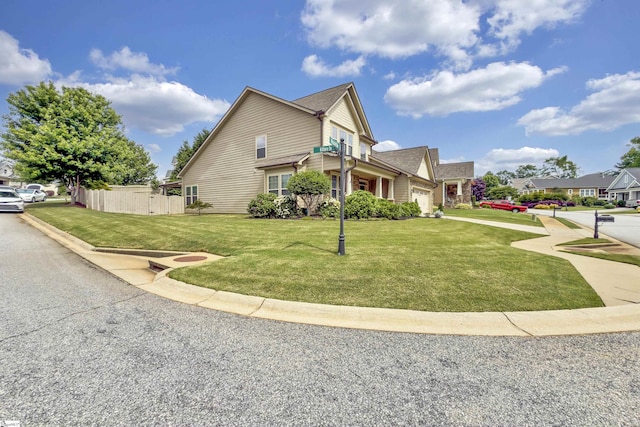 201 Wiscasset Way, Greenville, SC 29615 - view of property exterior featuring a yard and an attached garage