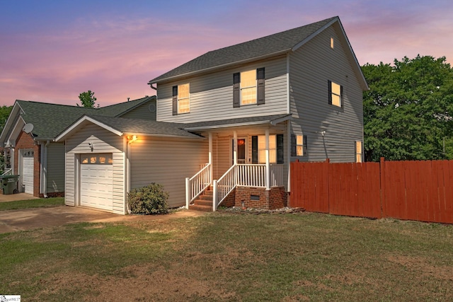 104 Cosmos Ln, Greer, SC 29651 - traditional home with an attached garage, concrete driveway, and roof with shingles