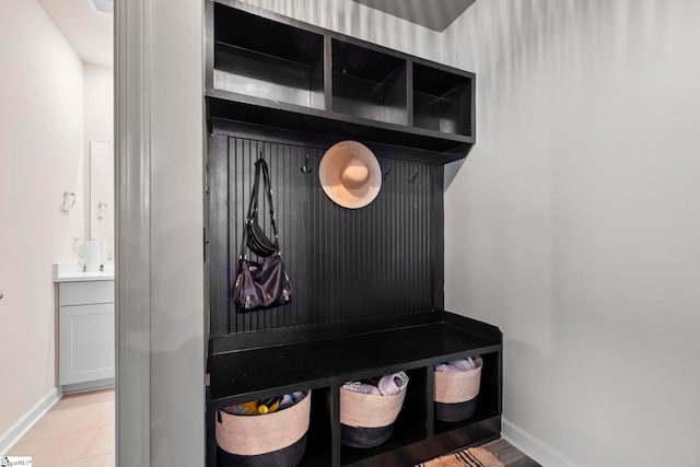 813 Elgon Walk Dr, Fountain Inn, SC 29644 - mudroom with baseboards