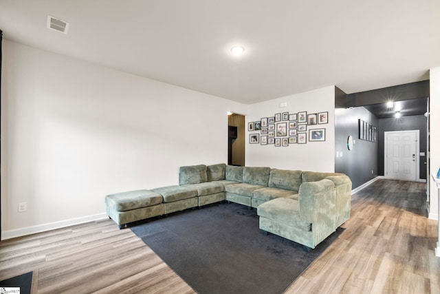 813 Elgon Walk Dr, Fountain Inn, SC 29644 - living room featuring wood finished floors and baseboards