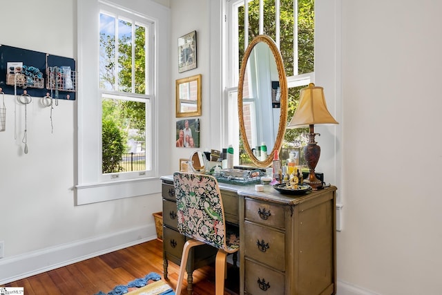 227 S Main St, Anderson, SC 29654 - home office with baseboards and wood finished floors