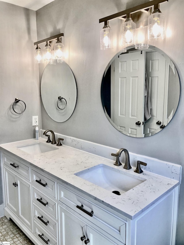207 White Water Ct, Greer, SC 29650 - bathroom with double vanity