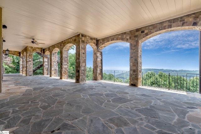 58 Wild Ginger Rd, Landrum, SC 29356 - view of patio / terrace featuring ceiling fan