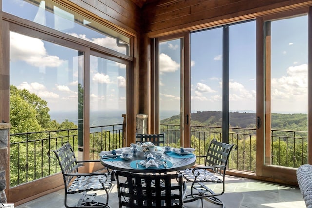 58 Wild Ginger Rd, Landrum, SC 29356 - sunroom featuring plenty of natural light and a water view