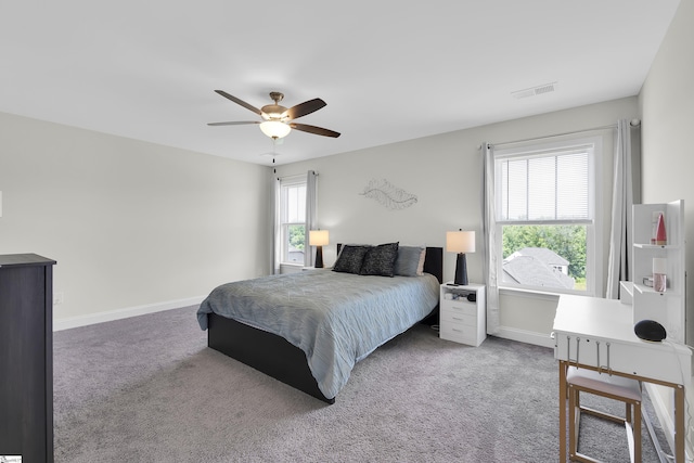 115 River Trace Loop, Simpsonville, SC 29680 - bedroom with carpet, baseboards, and a ceiling fan