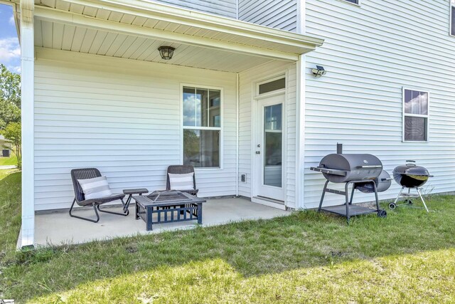 115 River Trace Loop, Simpsonville, SC 29680 - view of patio / terrace with grilling area