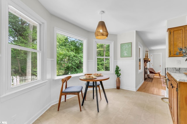 116 Arnold Dr, Anderson, SC 29621 - dining room with wainscoting