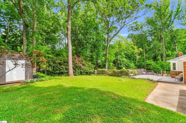 116 Arnold Dr, Anderson, SC 29621 - view of yard with a patio area and a wooden deck