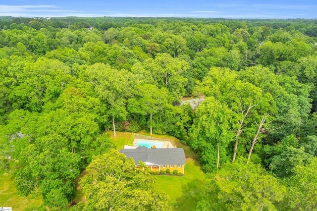 116 Arnold Dr, Anderson, SC 29621 - view from above of property featuring a heavily wooded area