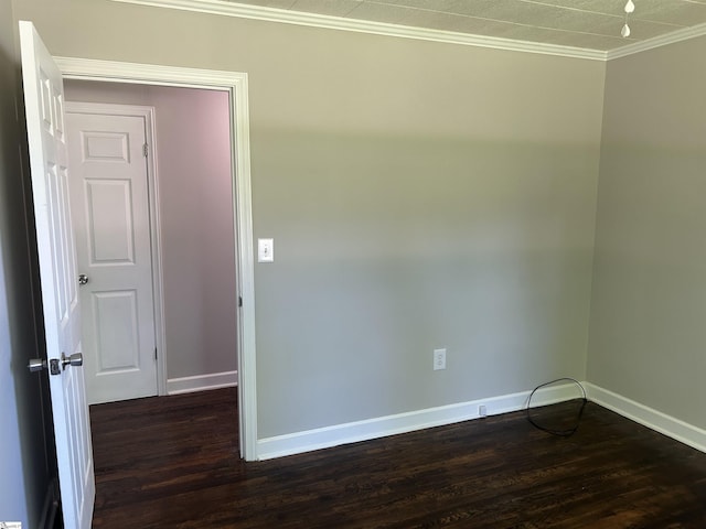 325 Byrnes St, Joanna, SC 29351 - unfurnished room with wood finished floors, ornamental molding, and baseboards