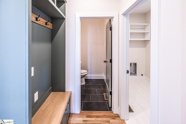 11 Stall St, Greenville, SC 29609 - mudroom featuring light tile patterned floors and baseboards