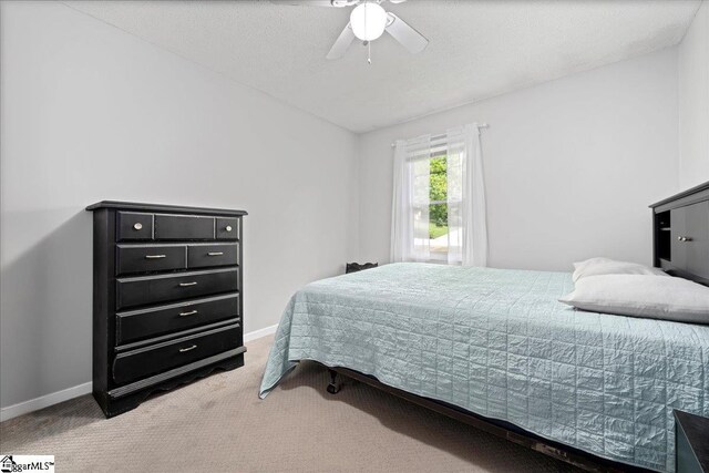 116 Kennedy St, Easley, SC 29642 - carpeted bedroom with baseboards and ceiling fan