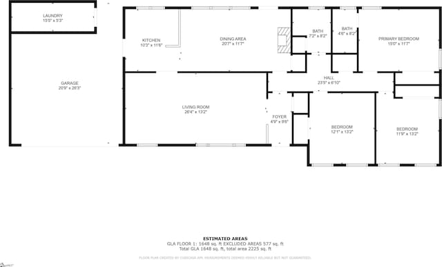2807 Bellview Rd, Anderson, SC 29621 - property floor plan