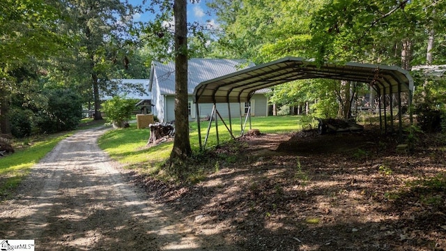 345 P Cromer Rd, Abbeville, SC 29620 - view of parking / parking lot featuring a carport