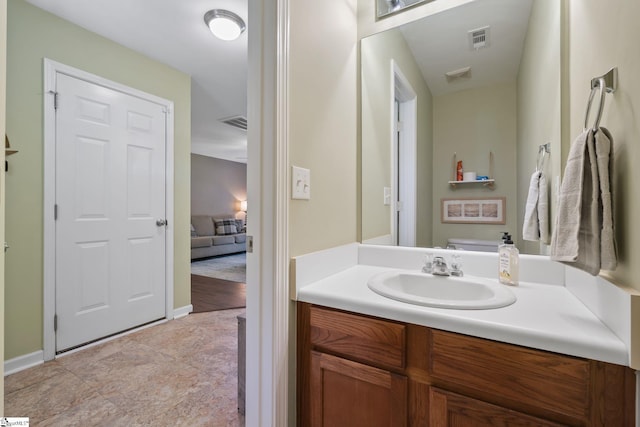 9 Hollow Tree Way, Greenville, SC 29605 - bathroom featuring vanity and baseboards