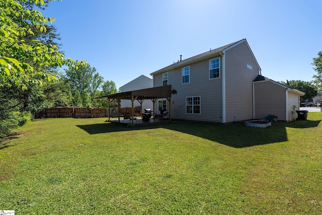 9 Hollow Tree Way, Greenville, SC 29605 - back of property featuring a gazebo and a patio