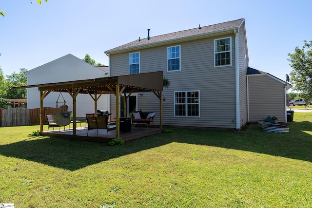9 Hollow Tree Way, Greenville, SC 29605 - rear view of house with a gazebo and a patio