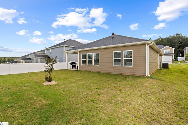 117 Hazelcroft Dr, Fountain Inn, SC 29644 - back of property with central AC unit