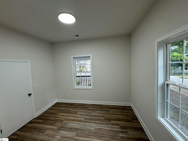 205 Magnolia St, Gaffney, SC 29340 - unfurnished room with dark wood finished floors and baseboards