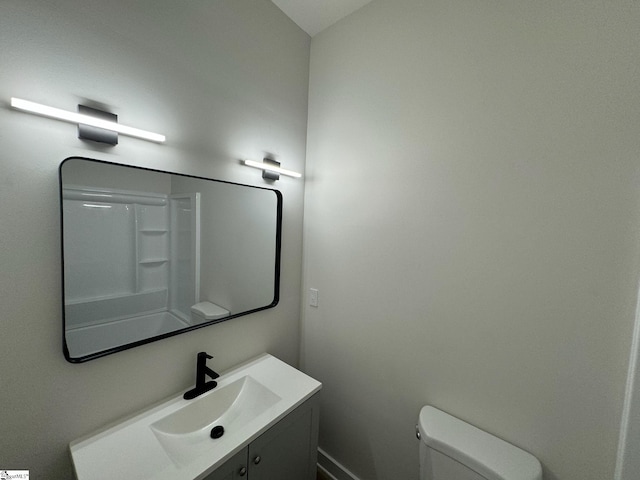 205 Magnolia St, Gaffney, SC 29340 - bathroom with vanity and toilet