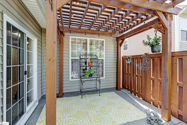 103 Circle Grove Ct, Greer, SC 29650 - view of patio with a pergola