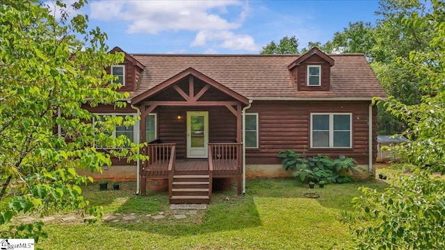 775 Buck Creek Rd, Chesnee, SC 29232 - view of front of home featuring a front yard and a deck
