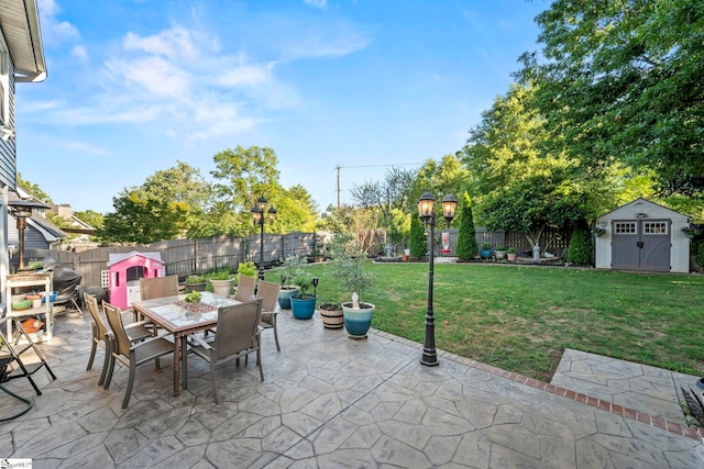 208 Forrester Creek Way, Greenville, SC 29607 - view of patio featuring outdoor dining space