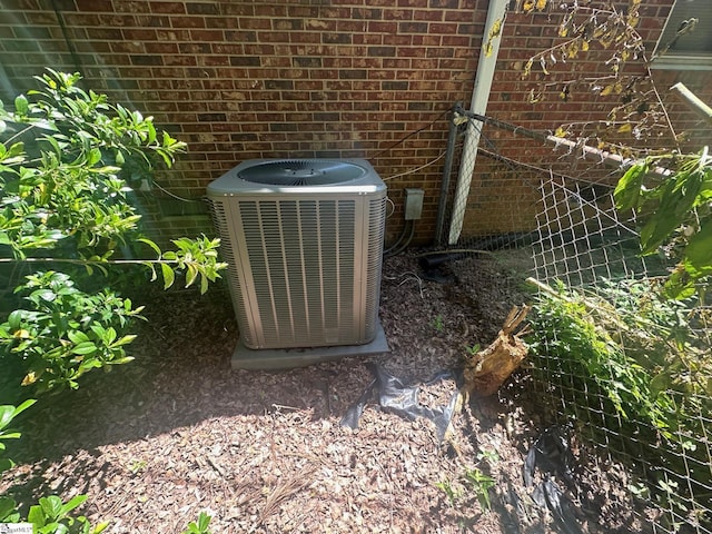 148 Southland Ave, Boiling Springs, SC 29316 - exterior view of central AC unit and brick siding