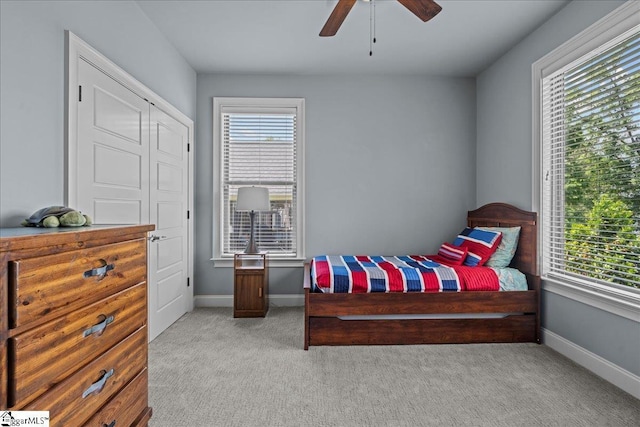 135 Neal Pointe Dr, Chesnee, SC 29323 - bedroom with multiple windows, carpet flooring, and baseboards