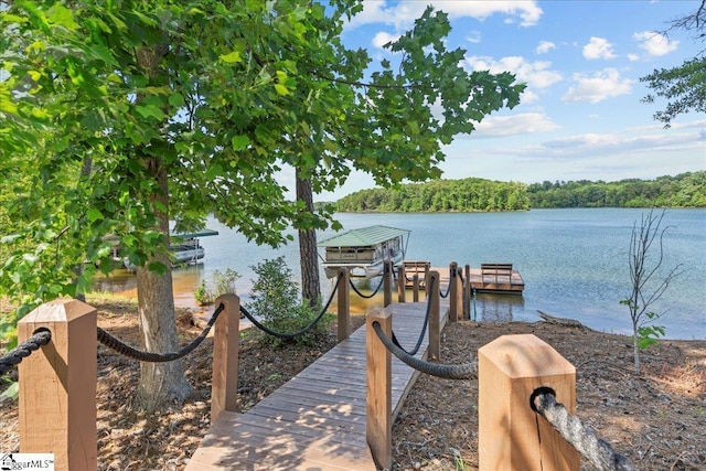 135 Neal Pointe Dr, Chesnee, SC 29323 - dock featuring a water view