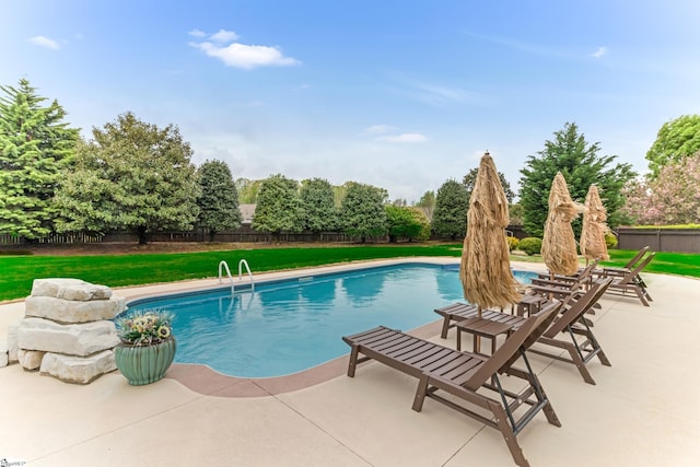 10 Croydon Way, Greenville, SC 29609 - view of swimming pool with a patio area