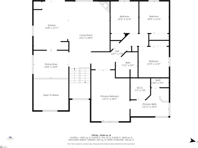 10 Croydon Way, Greenville, SC 29609 - floor plan / room layout