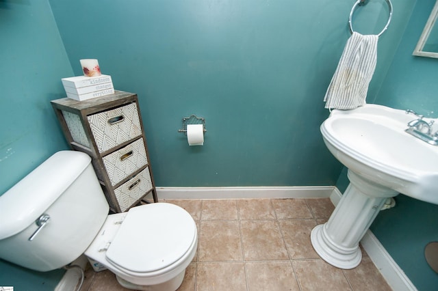 770 Grace Valley Rd, Inman, SC 29349 - bathroom with tile patterned flooring, baseboards, and toilet