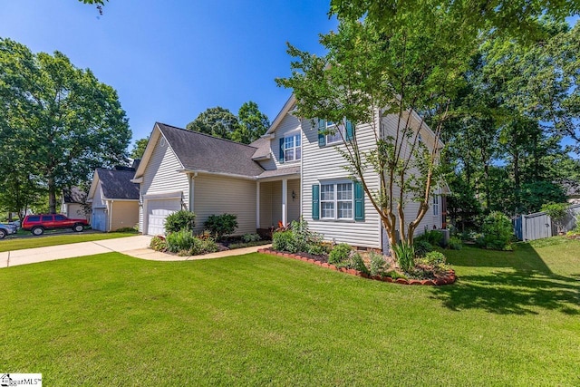 122 N Orchard Farms Ave, Simpsonville, SC 29681 - view of front of property featuring an attached garage and driveway