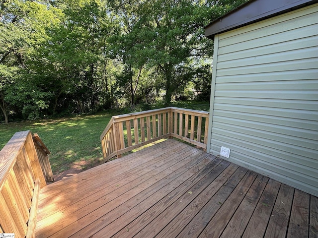 121 Pacolet Hwy, Gaffney, SC 29340 - wooden deck with a lawn