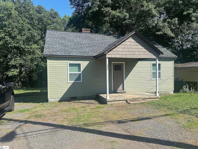 121 Pacolet Hwy, Gaffney, SC 29340 - view of front of house with roof with shingles and a chimney