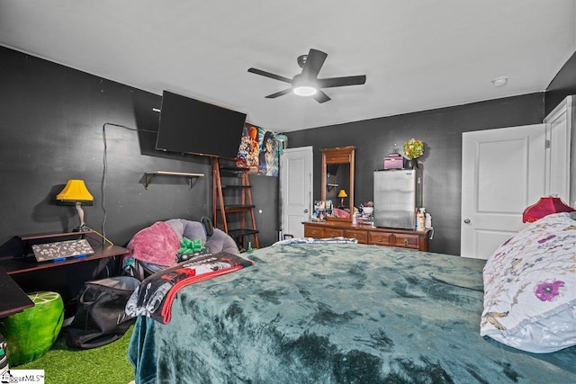 559 Falls Cottage Run, Boiling Springs, SC 29316 - bedroom with carpet flooring and ceiling fan