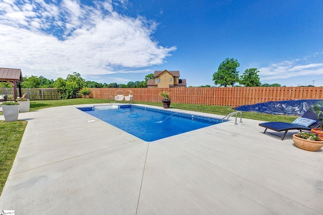 131 Riverland Woods Ct, Simpsonville, SC 29681 - view of swimming pool with a patio