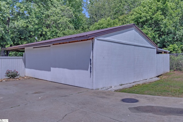 203 Rock Springs Rd, Belton, SC 29627 - view of garage