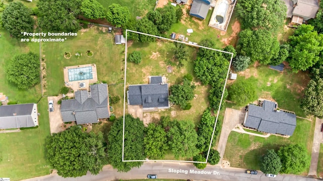 310 Sloping Meadow Dr, Inman, SC 29349 - view of property location featuring property parcel outlined