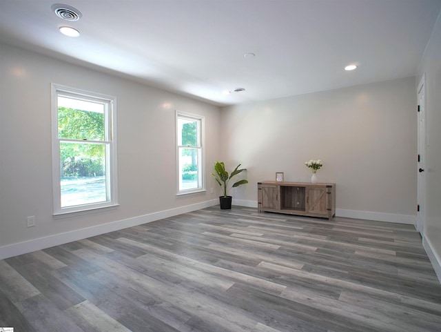 310 Sloping Meadow Dr, Inman, SC 29349 - unfurnished room featuring healthy amount of natural light, wood finished floors, baseboards, and recessed lighting