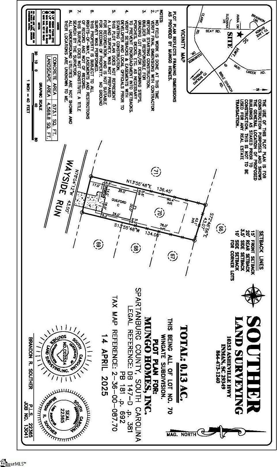 7306 Wayside Run Unit 70, Inman, SC 29349 - map / location