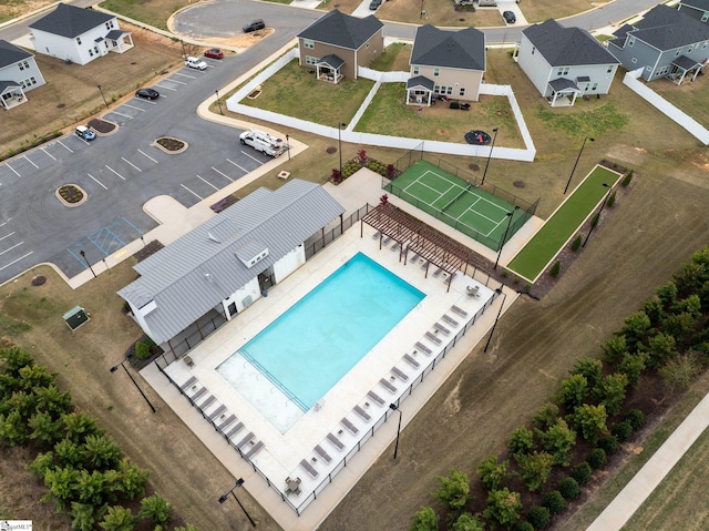 101 Hazelcroft Dr, Fountain Inn, SC 29644 - drone / aerial view of a pool