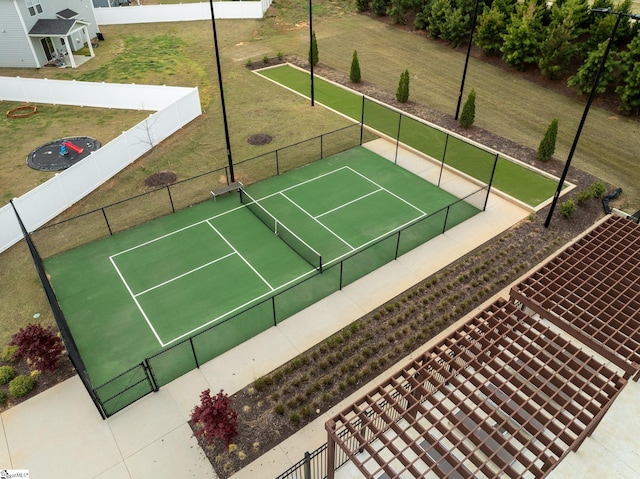 101 Hazelcroft Dr, Fountain Inn, SC 29644 - view of tennis court